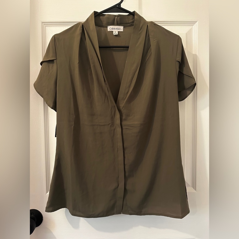 Calvin Klein Short Sleeved Blouse